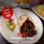 Exclusive Offer from Shawarma Hut: Buy one get one free